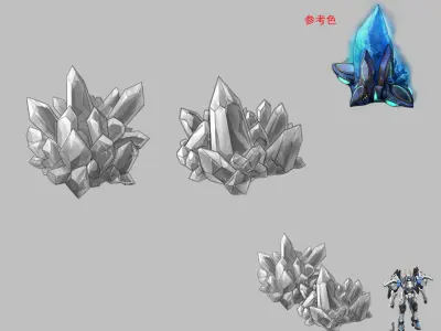 Legacy - Crystal Ore 02 3D model