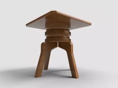 Square Table CG116 3D model