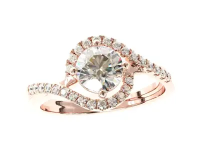 Engagement Ring 3D print model