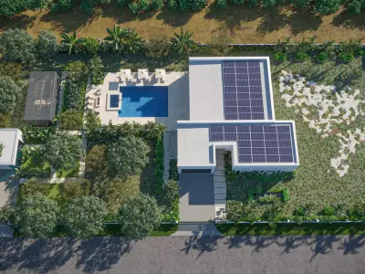 Tropical Exterior Scene Bahamas 3D model