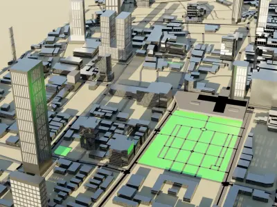 Guangzhou China Citymap Building 3D model
