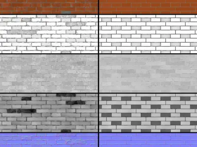 Brick Wall 009 Texture