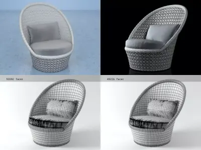 Kingston Sunchair 3D model