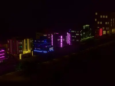  Ocean Drive - Miami Street Scene 3D model