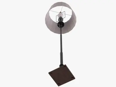 Floor Lamp Low-poly 3D model 13