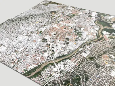 Cityscape Cucuta Colombia 3D model