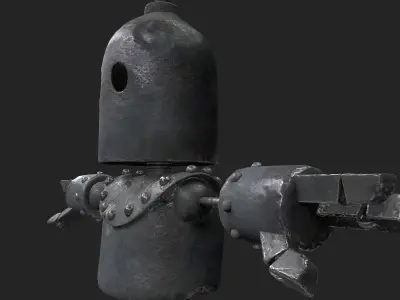 Little Robot Low-poly 3D model