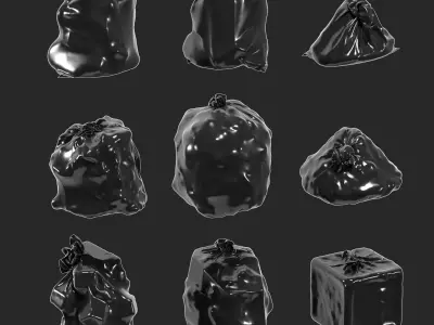 Bin bag 3D model