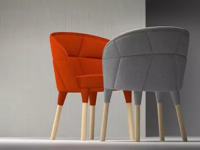 Emily dining chair 3D model purchase