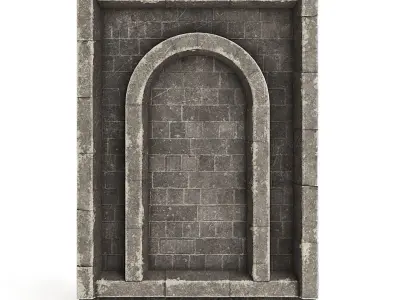 Dungeon Wall 3D model get