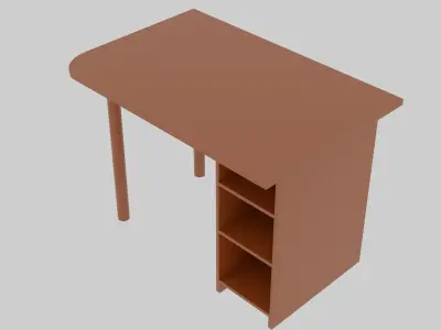 Writing desk Free 3D model