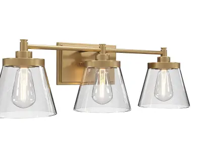 Hinton P300350 Bath Vanity Wall Light 3D model