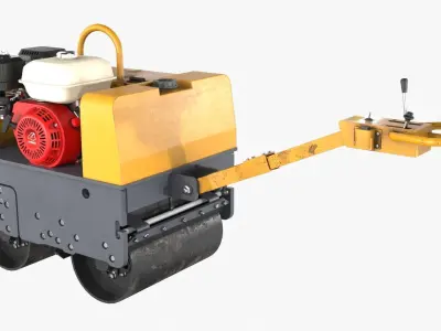Road Roller 3D model