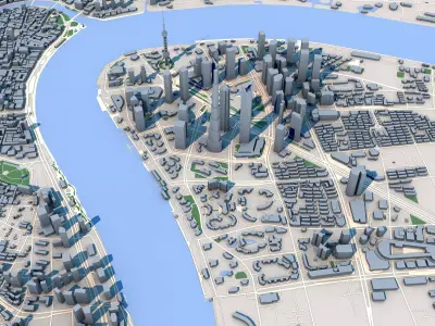 Ultimate 3D Cities Mega Pack 660 Models 3D model