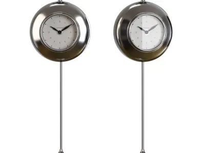 Clock ROOMERS 47-425-65  Low-poly 3D model