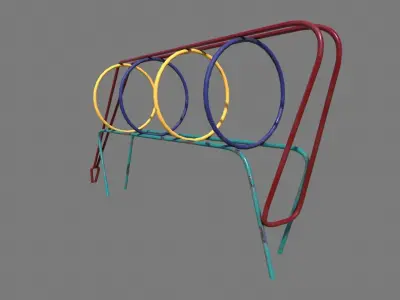 Old Climber Low-poly 3D model