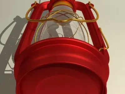 Kerosene lamp Realistic 3d model 3D model
