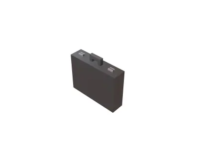 Voxel Case v1 002 Low-poly 3D model