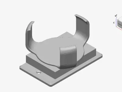 Alexa Echo Dot Wall Holder 3D print model