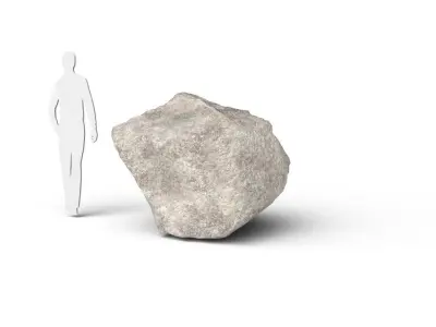 Rock M06A Low-poly 3D model