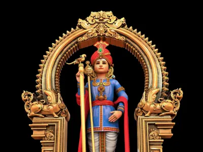 lord thiruchendur murugan  3D model