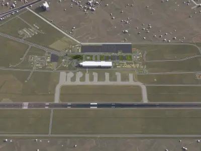 Urmia - 3D Airport Model Low-poly 3D model