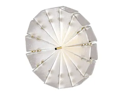 Polaris Flushmount wall sconce Bianco Light 3D model