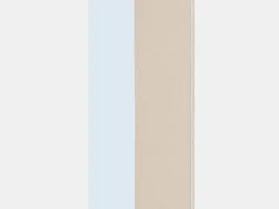 METOD High cabinet frame 2 Low-poly 3D model