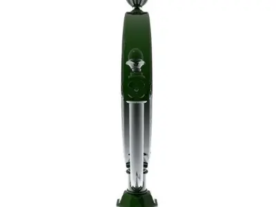 Street clock 3D model