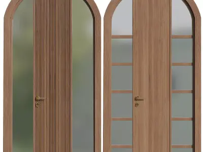 Entrance door set263 3D model