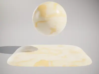 Marble Veined Light HQ PBR Textures Set Texture