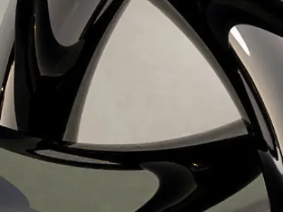 Torus Knot Sculpture Low-poly 3D model