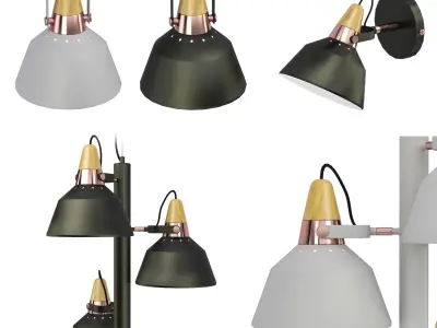 30 Modern minimalist Lights 3D model