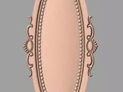 European furniture 3D relief models for CNC wood engraving E159 3D model