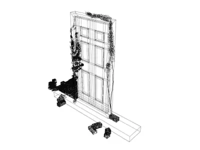 Door Suzume No Tojimari Low-poly 3D model