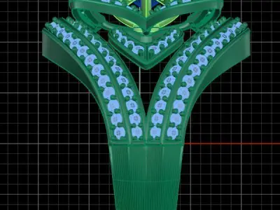 Jewelry ring 217 3D print model