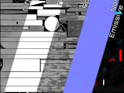 Star Trek USS Archer NCC-627 Starship Low-poly 3D model