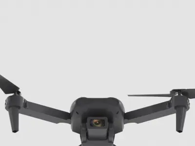 Drone with Camera 1080P HD FPV Foldable Drone for Kids Low-poly 3D model