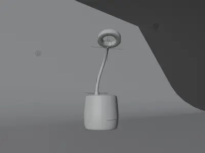 study lamp Low-poly 3D model