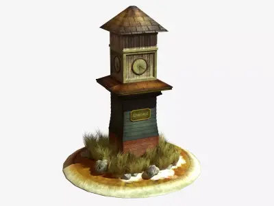 Clock Tower 3D model