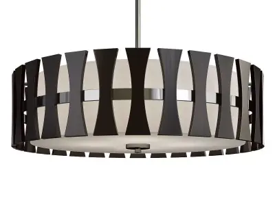 Cirus Semi Flush Pendant Light Low-poly 3D model