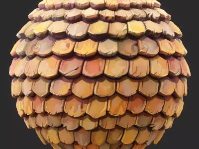 Stylized Roof Seamless Texture  Texture