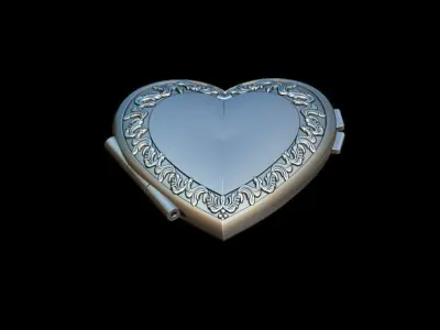 Heart Reliquary - Photo Holder  3D print model