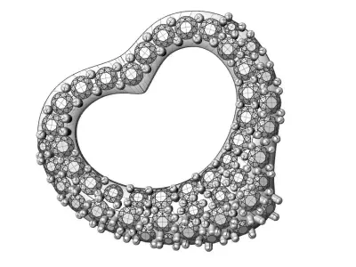 Pendant love 3D print model purchase