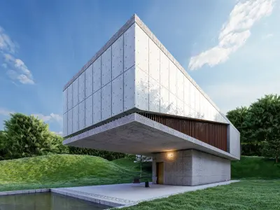 The Concrete House 3D model