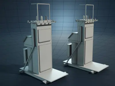 Transformer Boxes Low-Poly Low-poly 3D model