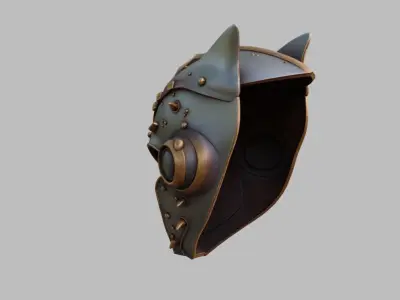 Sci Fi Knight Mask 3D model