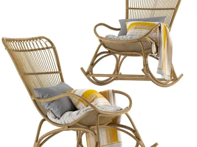 monet rocking chair 3D model