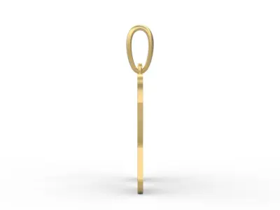 Initial Letters Pendant Sisyphus Light R 3D print model