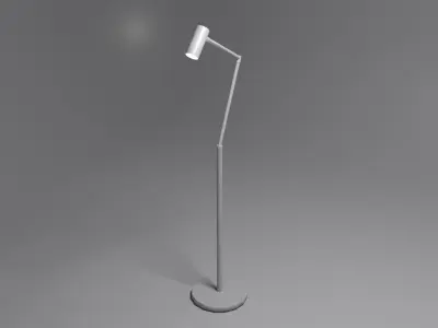 Stand Lamp Model Low-poly 3D model